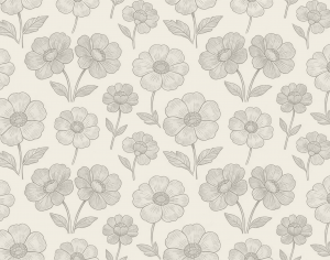 ModernAnimal And Plant Pattern Wallpaper