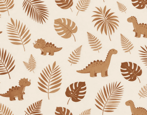 ModernAnimal And Plant Pattern Wallpaper