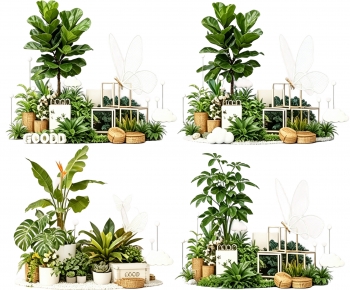 Modern Plant Landscaping-ID:134908913