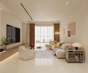 Modern A Living Room-ID:370847943