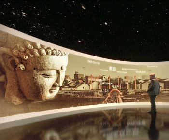 New Chinese Style Exhibition Hall-ID:302538978