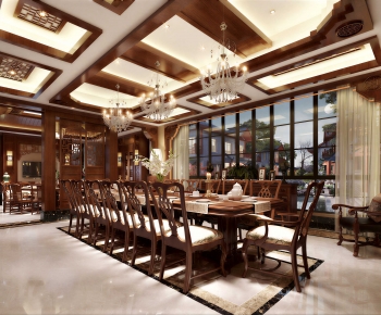 Classical Style Dining Room-ID:175250057