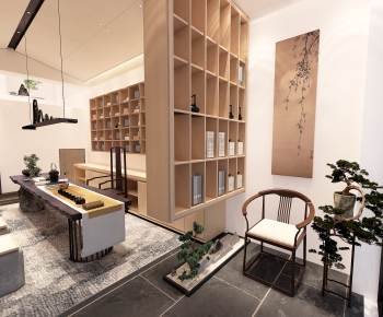 New Chinese Style Tea House-ID:601708892