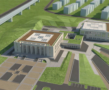 Modern Architectural Bird's-eye View Planning-ID:305365098