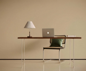 Modern Computer Desk And Chair-ID:561078077