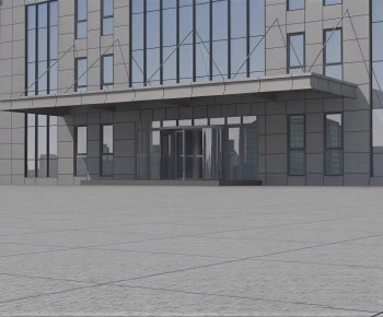 Modern Facade Element-ID:710697891