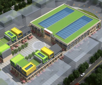 Modern Architectural Bird's-eye View Planning-ID:112109269