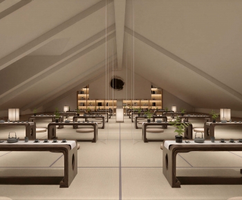 New Chinese Style Teahouse Tea House-ID:677465924