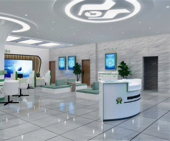 Modern Office Reception Desk-ID:293754109
