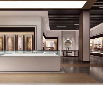 New Chinese Style Exhibition Hall-ID:761167051
