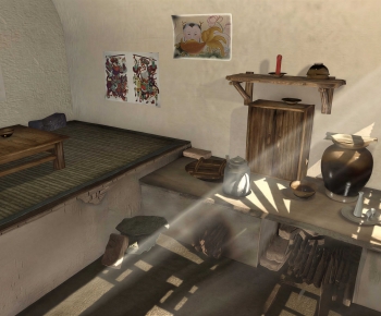 Chinese Style Bedroom-ID:837309424