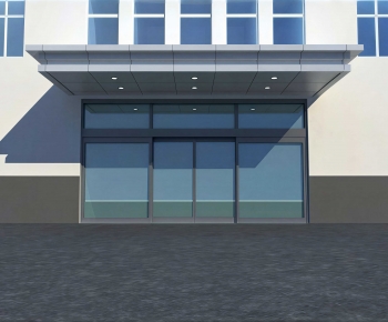 Modern Facade Element-ID:595233923