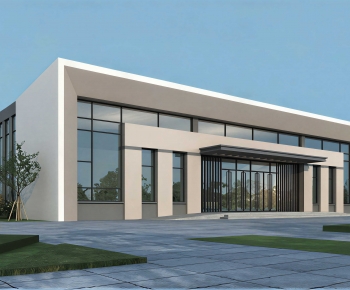 Modern Appearance Of Commercial Building-ID:777831177