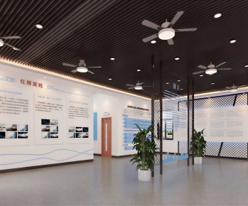 Modern Exhibition Hall-ID:571690084