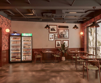 Modern Barbecue Restaurant-ID:548270948
