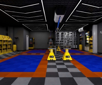 Modern Automobile Repair Shop-ID:481038093