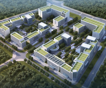 Modern Architectural Bird's-eye View Planning-ID:187395108