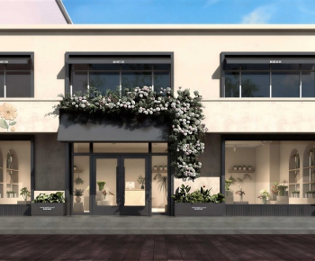 Modern Facade Element-ID:756280465