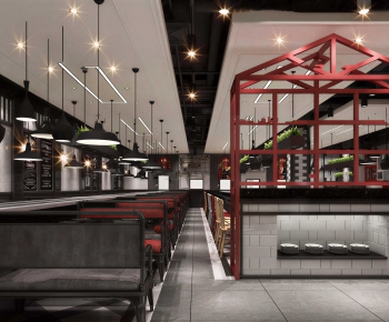 Industrial Style Hot Pot Restaurant-ID:171693098