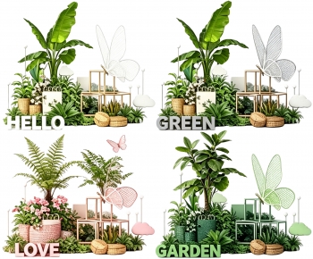 Modern Plant Landscaping-ID:289155015