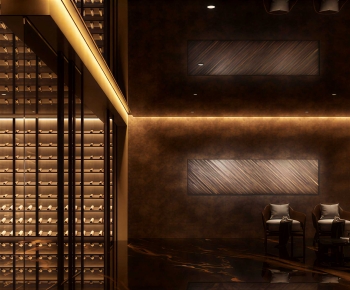 Modern Wine Cellar/Wine Tasting Room-ID:684832106