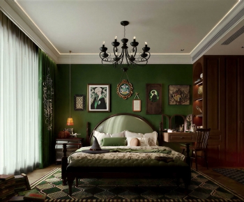 American Style Bedroom-ID:907902966