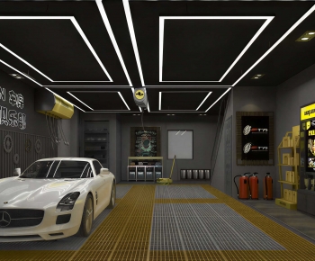 Modern Automobile Repair Shop-ID:477689983