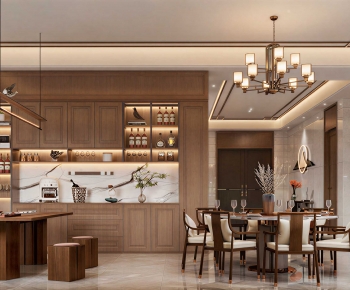 New Chinese Style Dining Room-ID:475145101