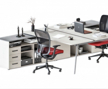 Modern Office Desk And Chair-ID:908354041