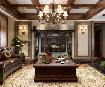 American Style A Living Room-ID:190238952