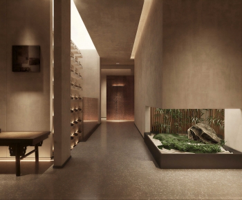 New Chinese Style Hallway-ID:160989832