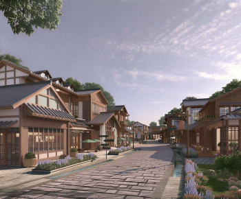 New Chinese Style Commercial Street-ID:849150904