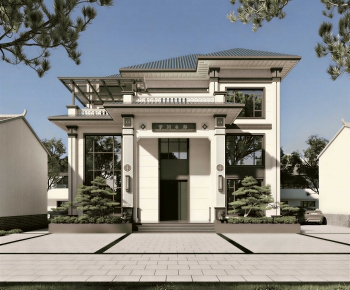 New Chinese Style Detached Villa-ID:398367885