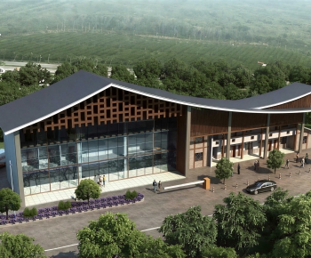 Modern Public Building-ID:957982065