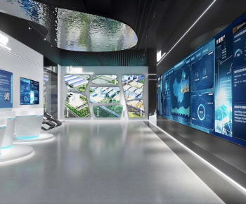 Modern Exhibition Hall-ID:421881918
