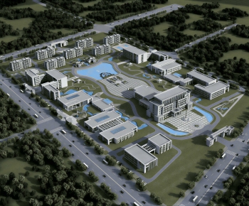 Modern Architectural Bird's-eye View Planning-ID:939361109