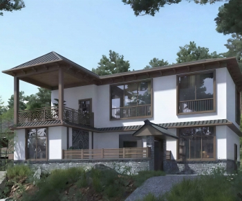 New Chinese Style Detached Villa-ID:599978927