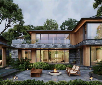 Modern Courtyard/landscape-ID:887124068
