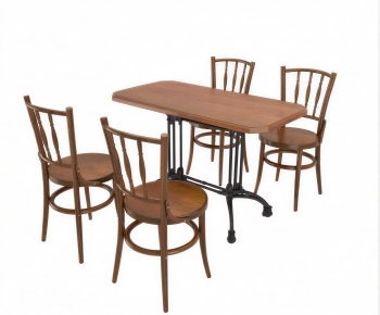 Modern Dining Table And Chairs-ID:989198926