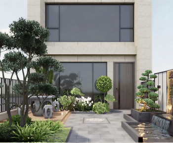 Modern Courtyard/landscape-ID:158988002