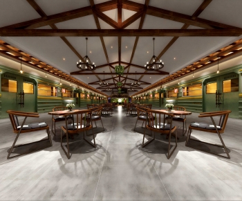 Retro Style Restaurant-ID:157736063