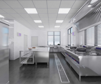 Modern Central Kitchen-ID:629554995