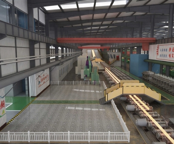 Modern Factory Floor/warehouse-ID:177233939