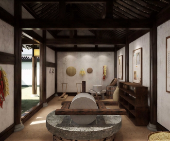 New Chinese Style Exhibition Hall-ID:365288024