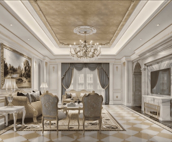 European Style A Living Room-ID:886809116