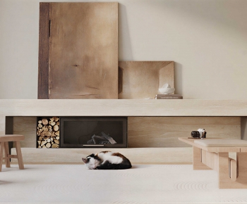 Wabi-sabi Style A Living Room-ID:764214049