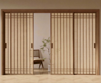 New Chinese Style Sliding Door-ID:219369896