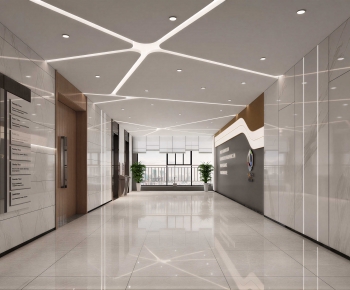 Modern Office Elevator Hall-ID:222043042