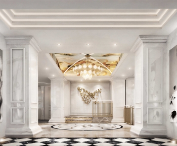 Modern Office Reception Desk-ID:449340347