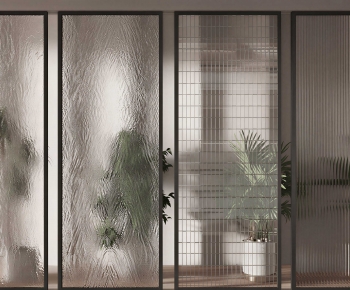 Modern Glass Screen Partition-ID:531647922